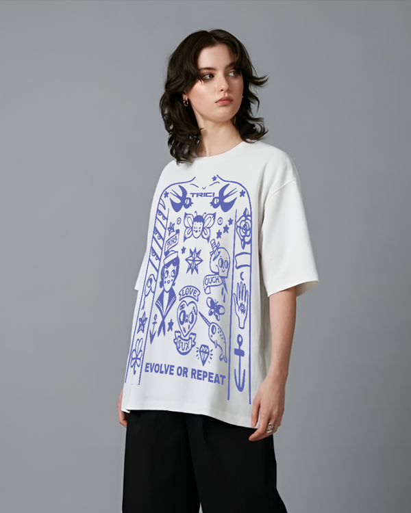 MYSTI T-SHIRT IN WHITE [UNISEX]