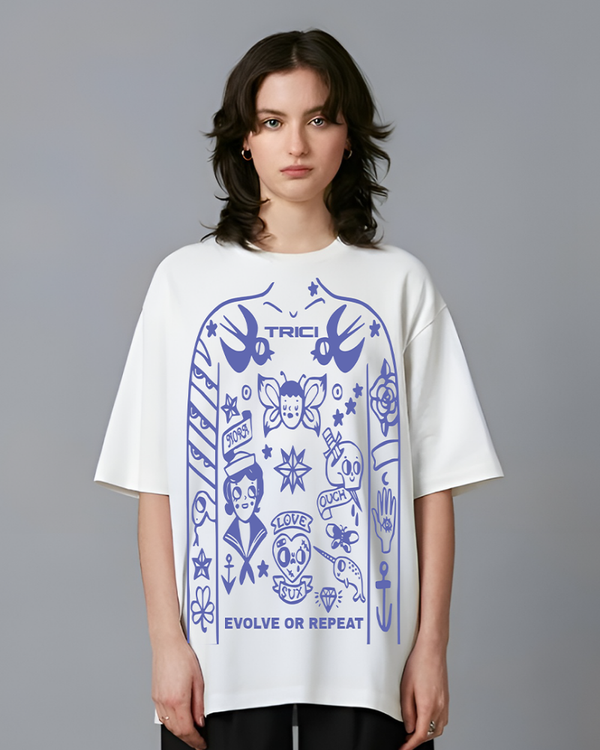 MYSTI T-SHIRT IN WHITE [UNISEX]