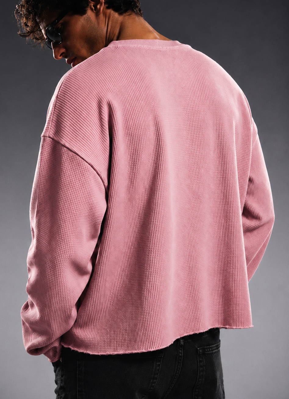 DUSTY ROSE ESSENTIAL WAFFLE