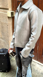 GREY SNAKE JACKET