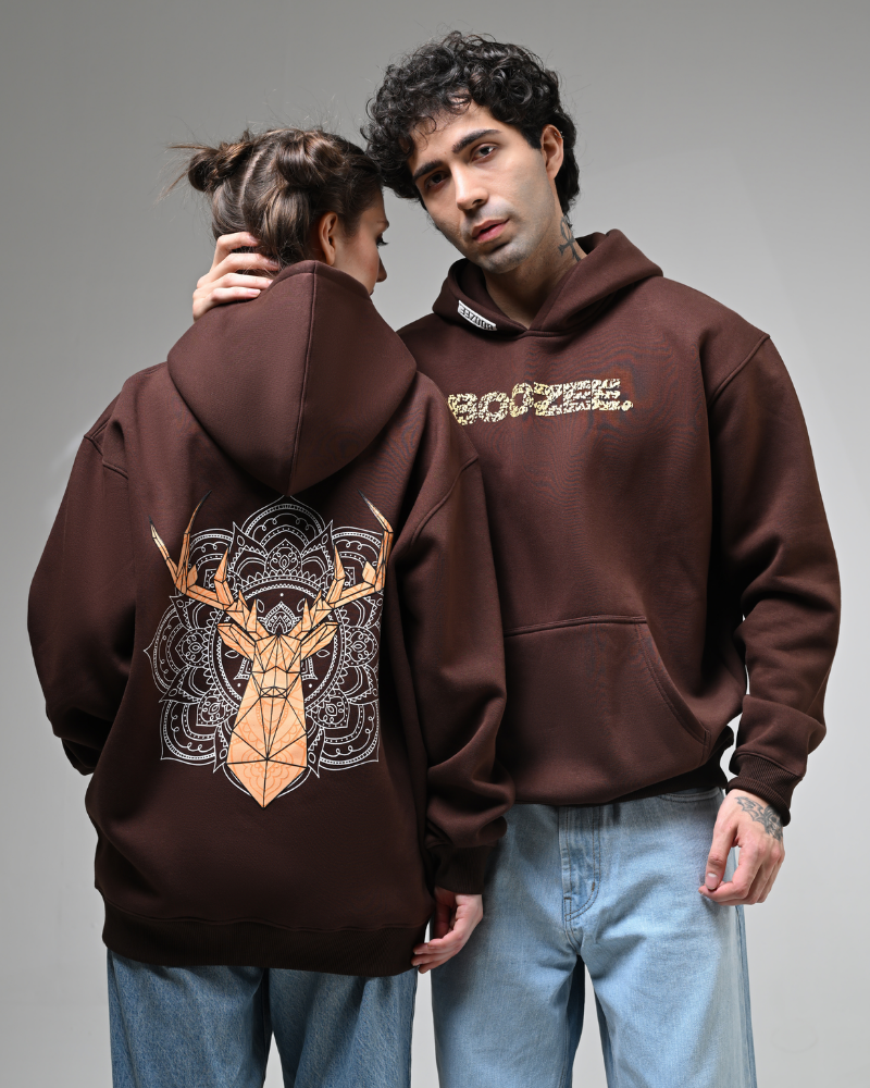 Oversized Hoodies - Mandala Vector Dear Hoodie