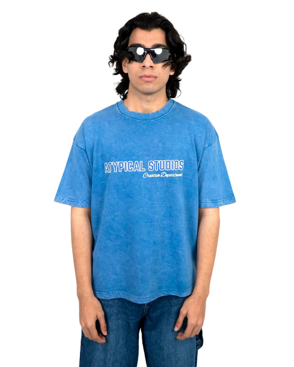 FADED FOUNDATION TEE - BLUE