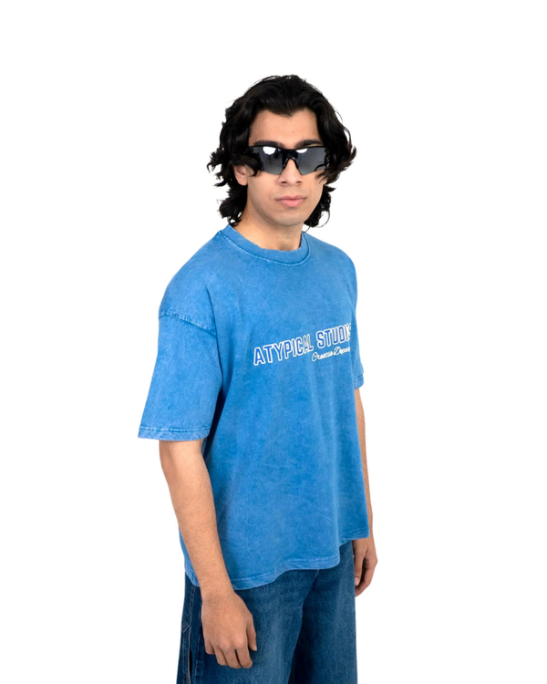 FADED FOUNDATION TEE - BLUE