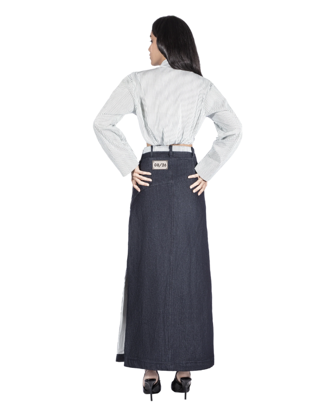 REVERSIBLE SKIRT / DENIM