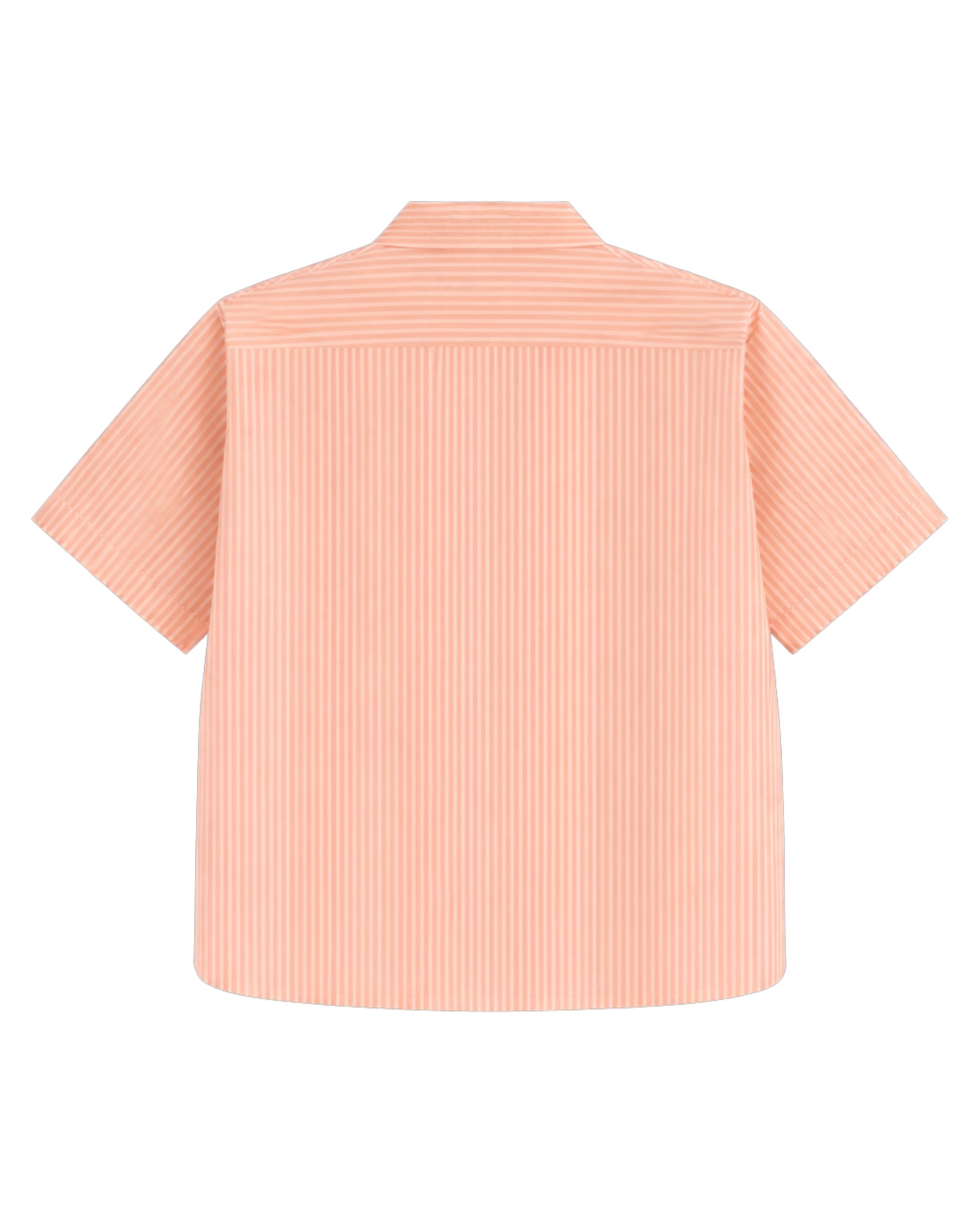 TFC PEACH BOXY STRIPPED SHIRT