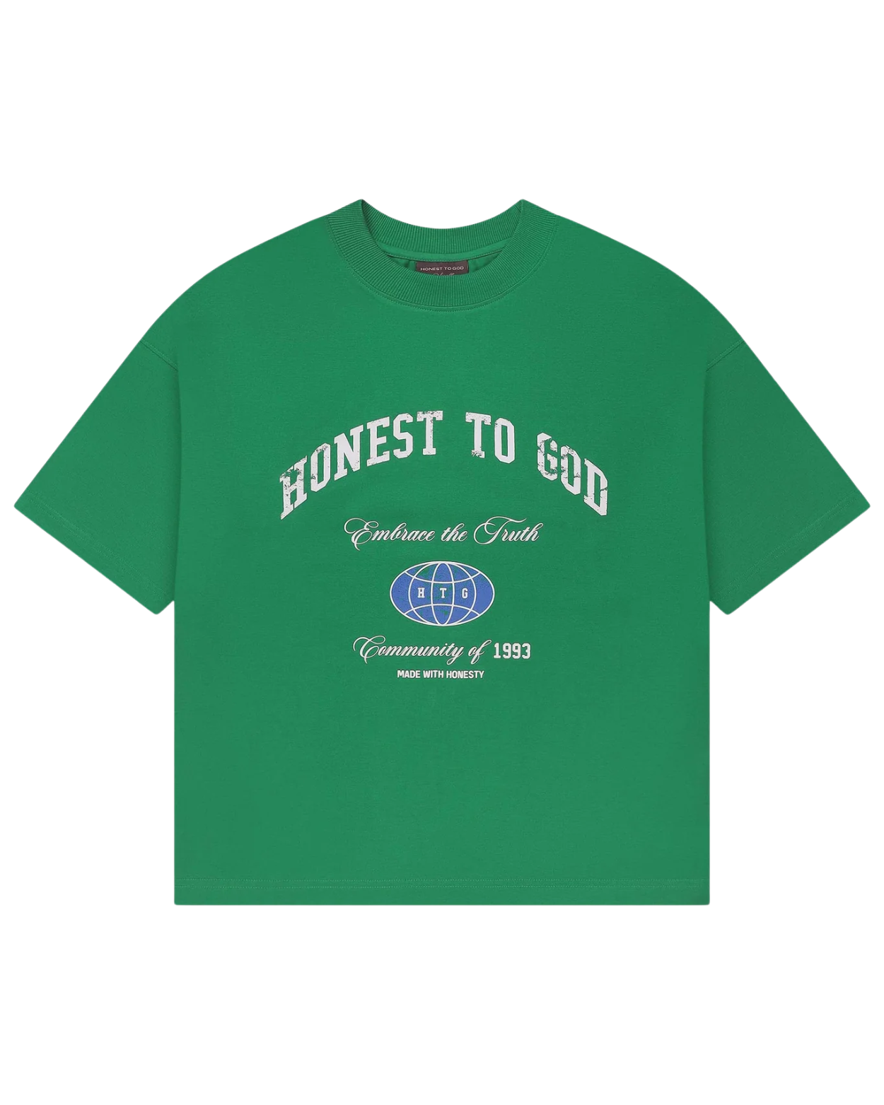 Community Green Box Fit Tee