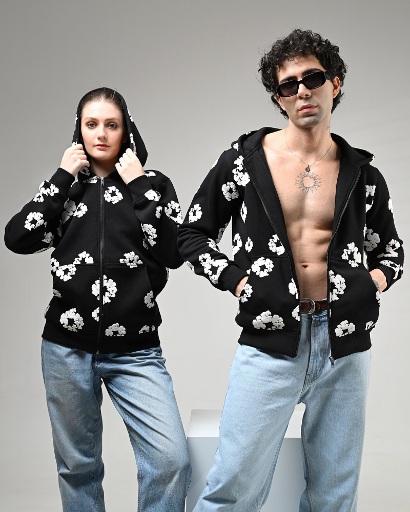 Regular Hoodies - Luxe Cotton Blossom