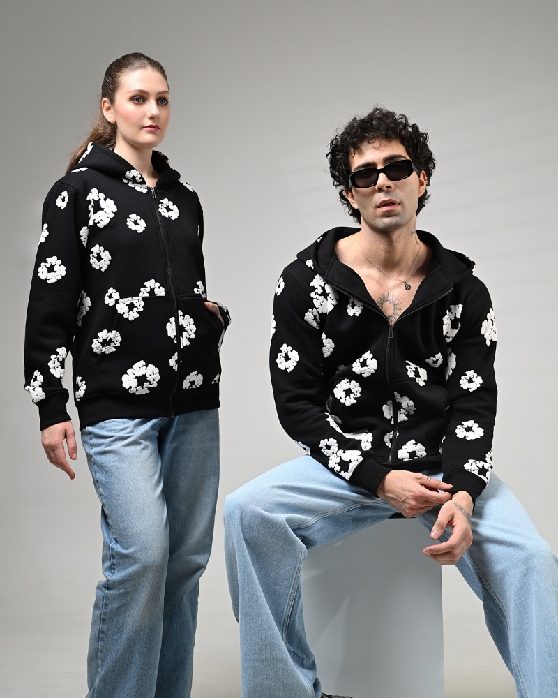 Regular Hoodies - Luxe Cotton Blossom