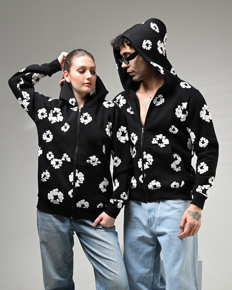 Regular Hoodies - Luxe Cotton Blossom