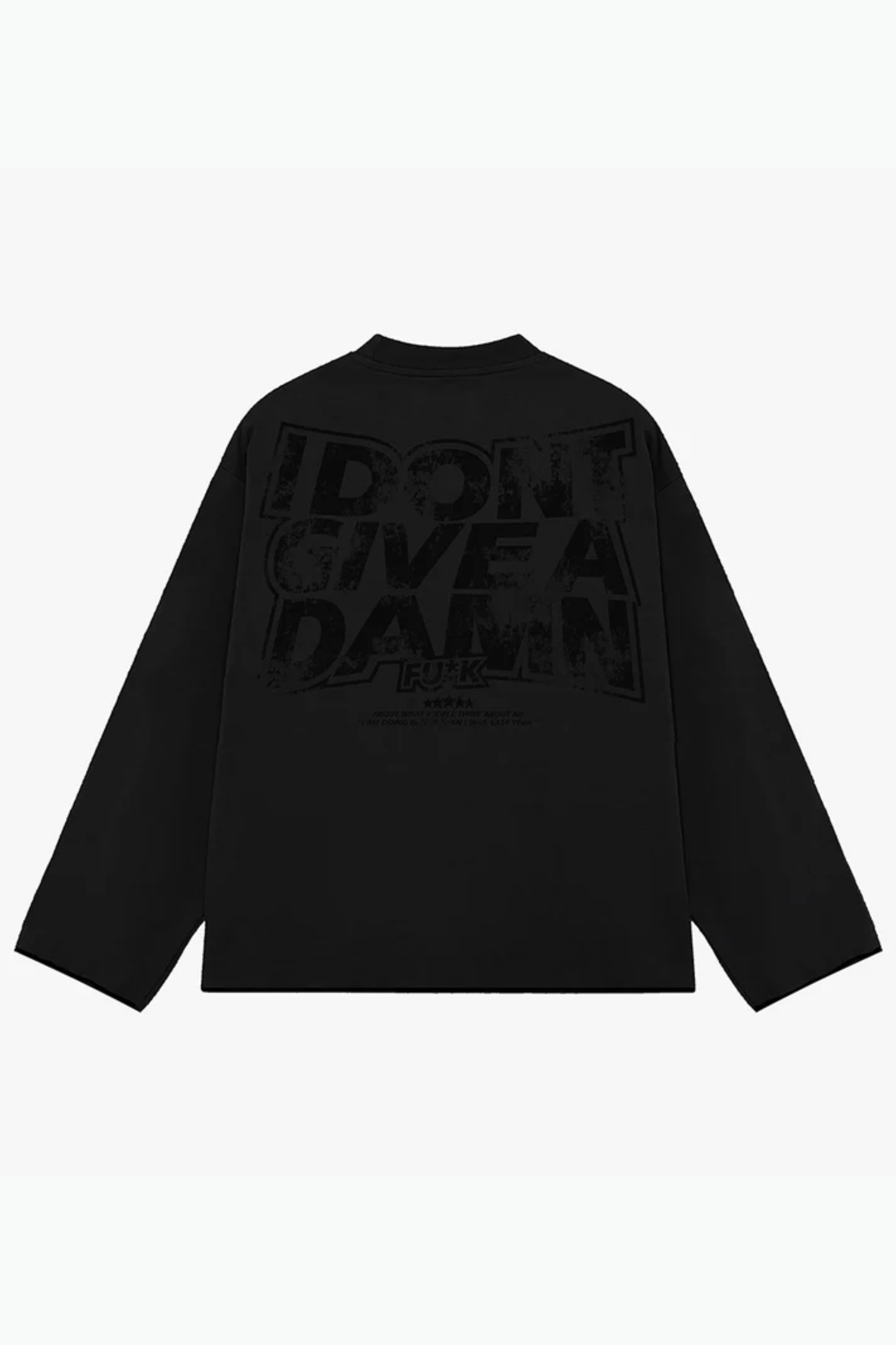 GIVE A DAMN Long Sleeve Tee