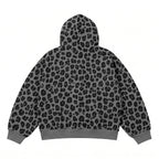 Shadow Leopard Zip Hoodie