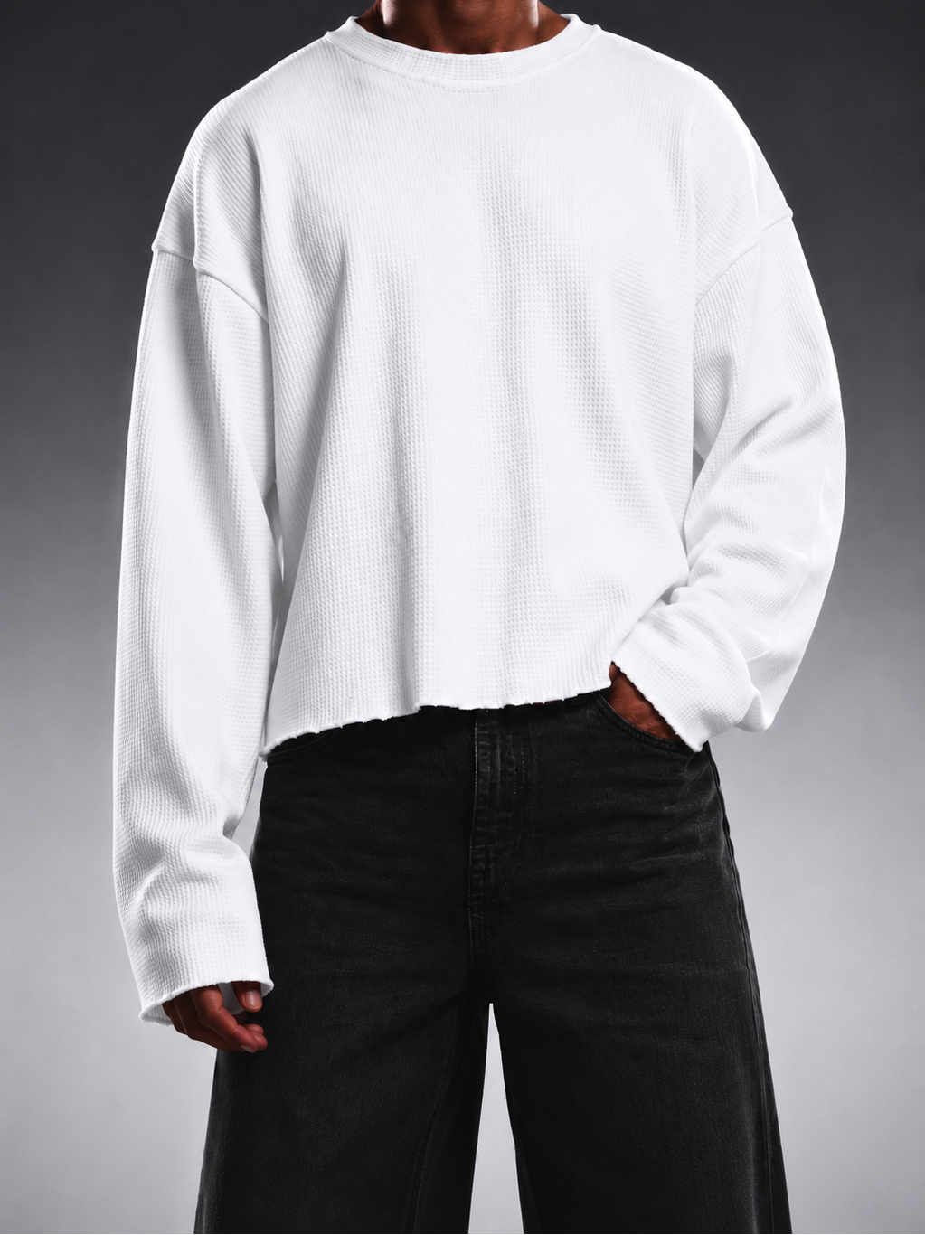IVORY ESSENTIAL WAFFLE