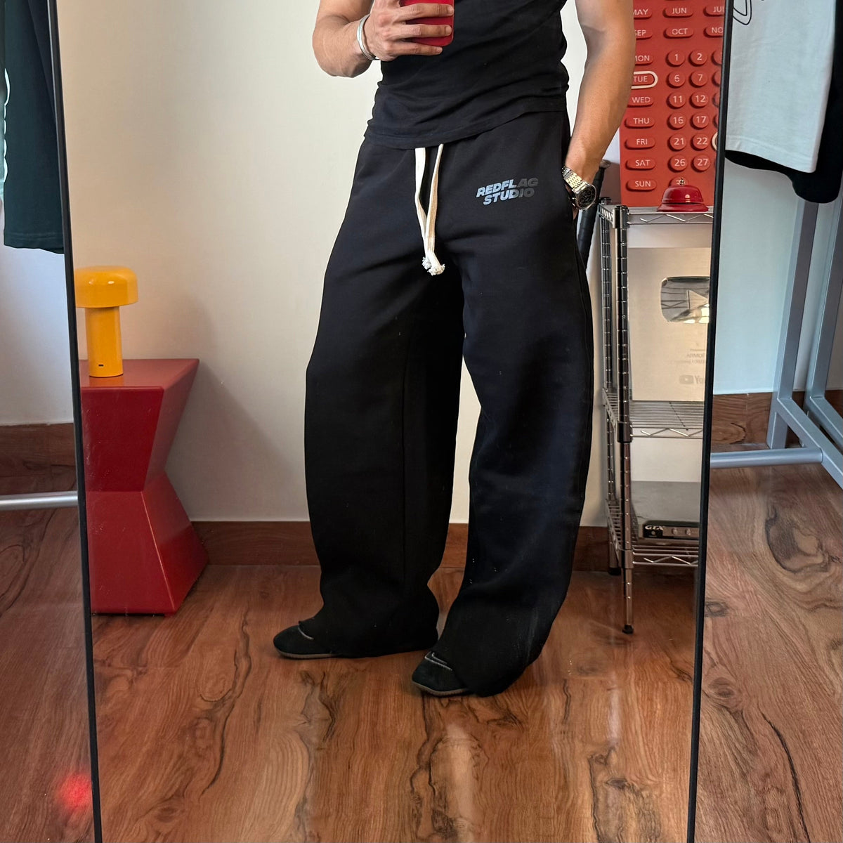 NOT YOUR BASIC SWEATPANTS (BLACK)