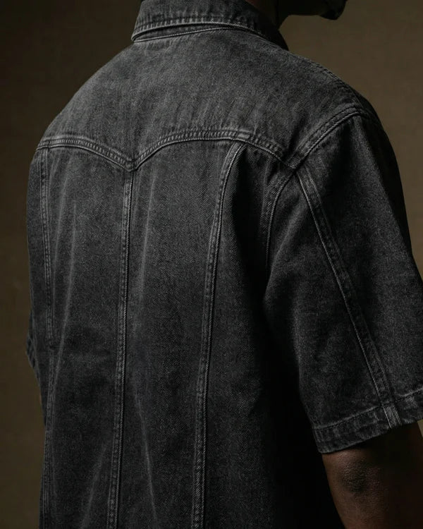 Panel Work Boxy Shirt