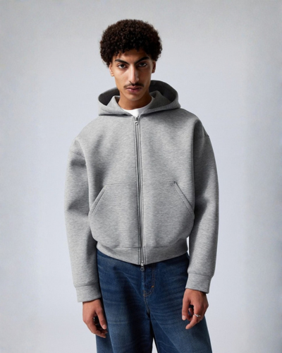 GREY BASIC ZIPPER - COLD 001