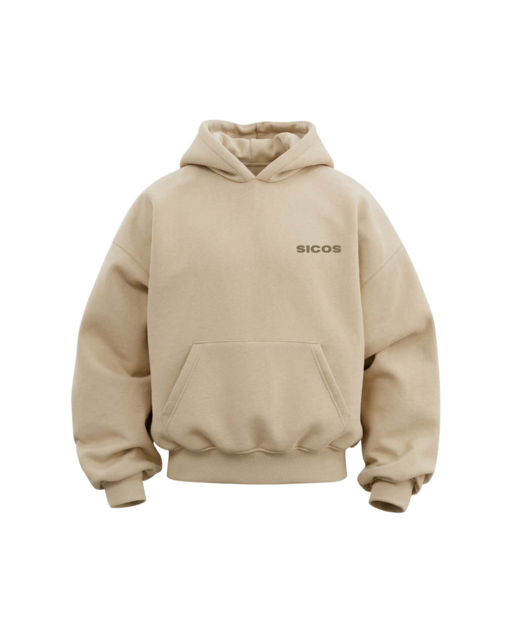 BEIGE 360 GSM HOODIE - COLD 001