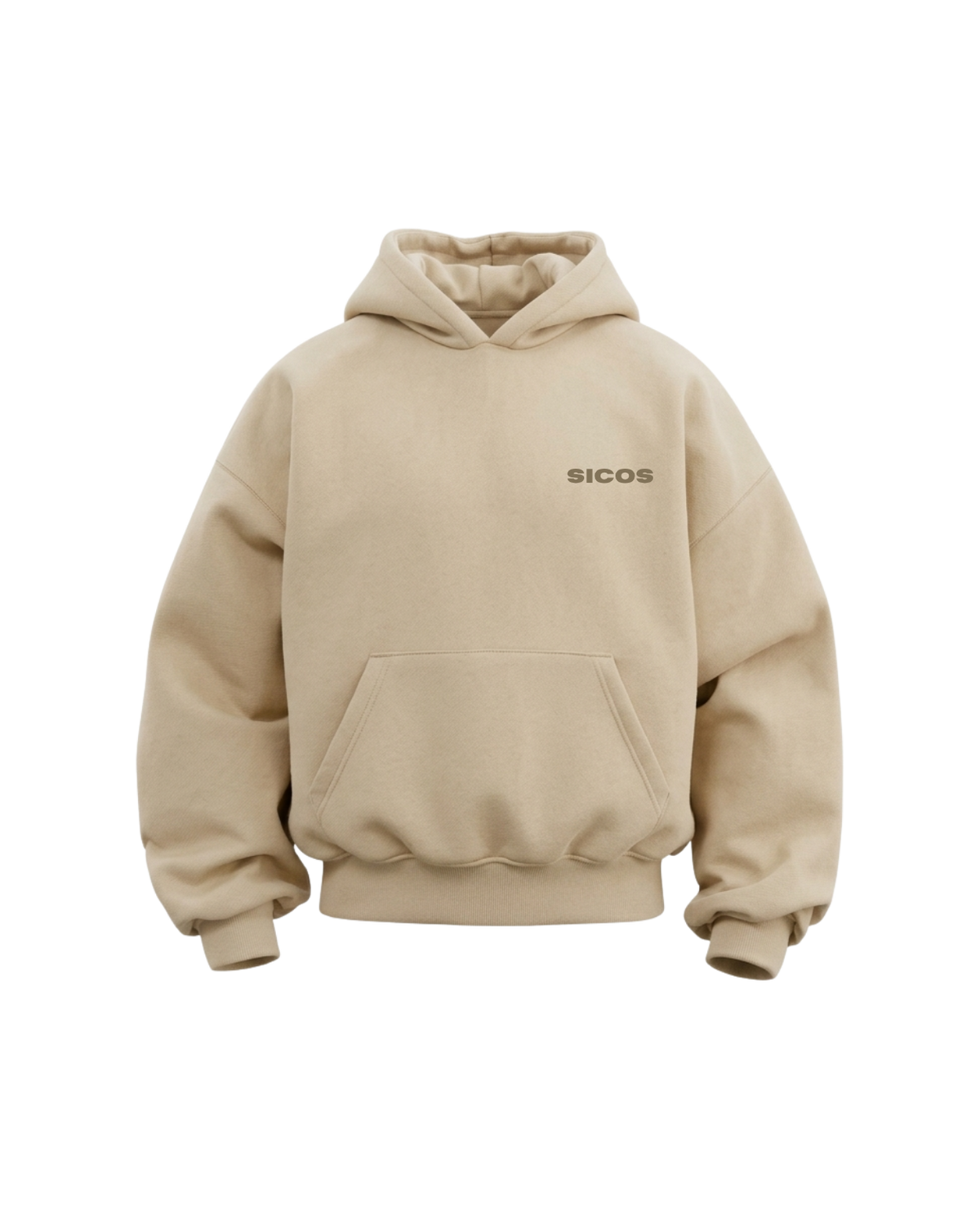 BEIGE 360 GSM HOODIE - COLD 001