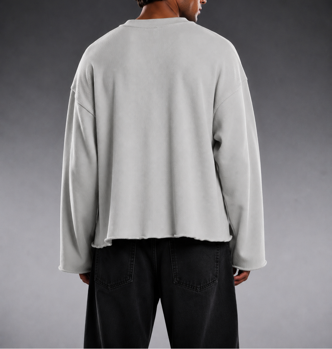 GLACIER GREY ESSENTIAL WAFFLE