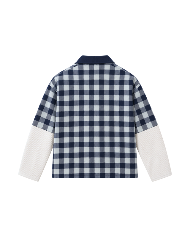 Indigo Shirt // Waffle Sleeves