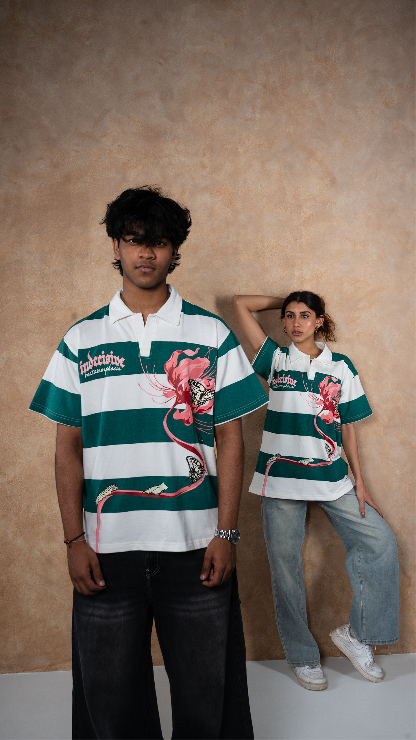 Striped 'Metamorphosis' Polo