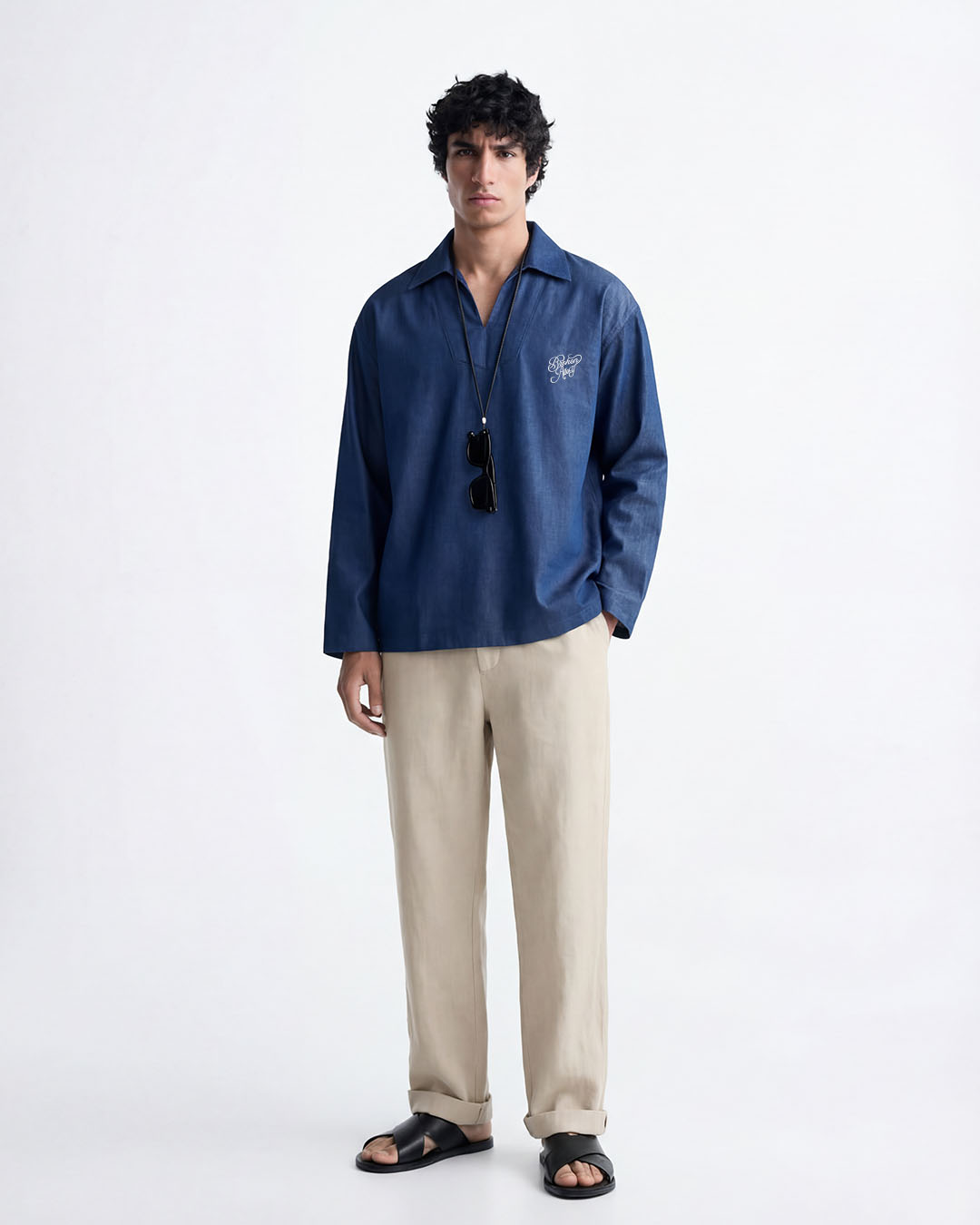EMBROIDERED FLOW SHIRT