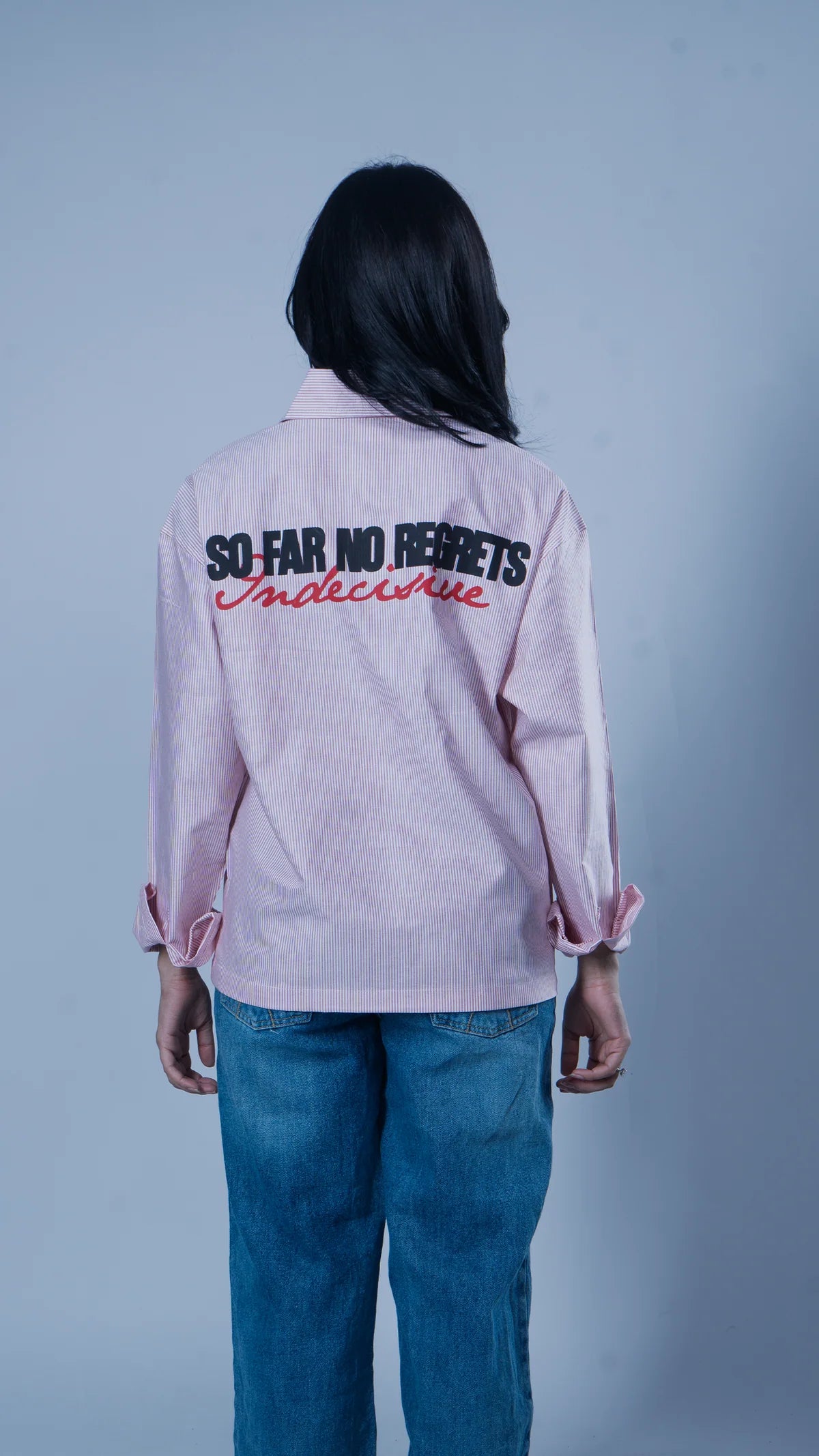 Micro striped 'Chat gpt' Shirt