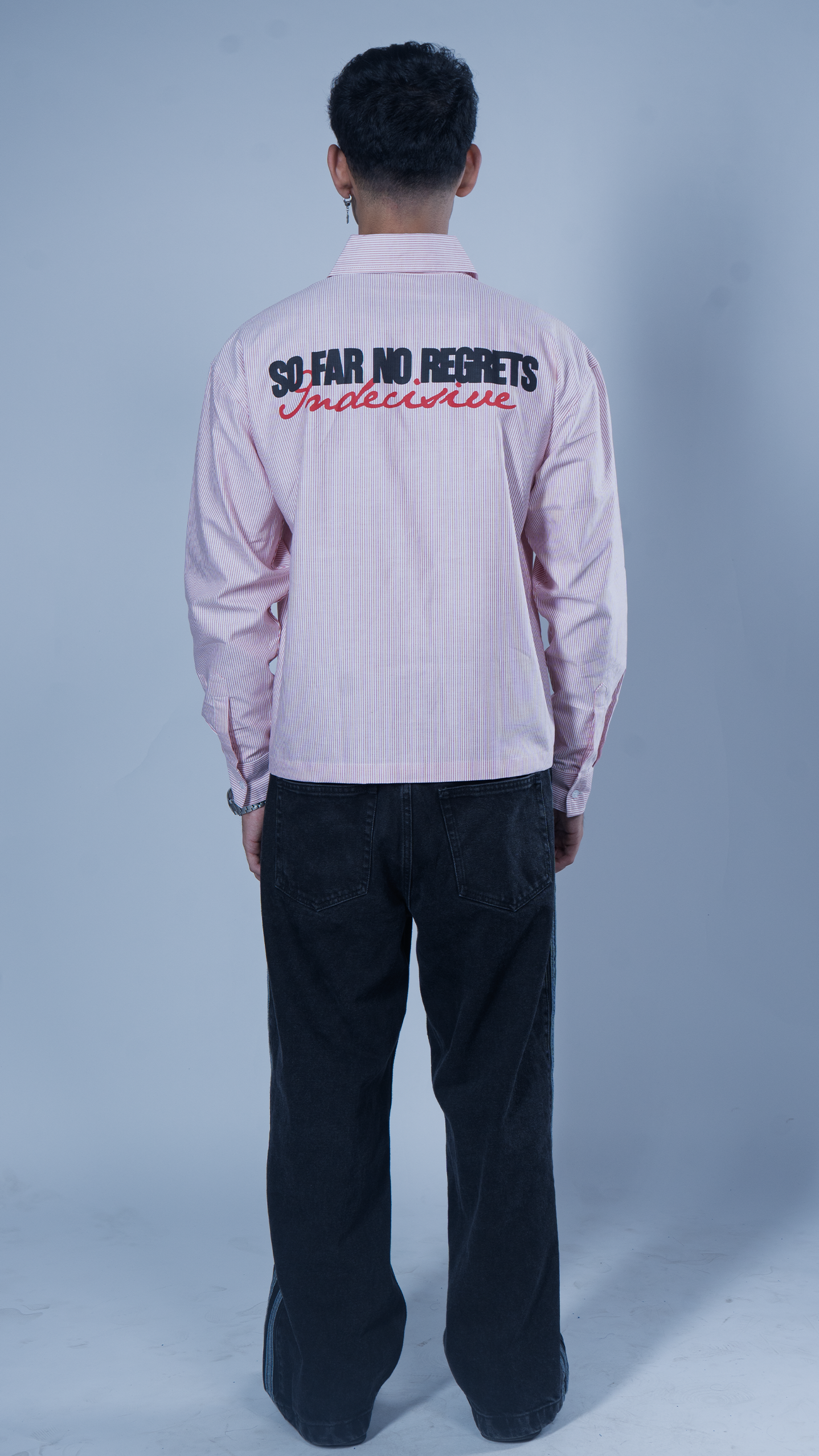 Micro striped 'Chat gpt' Shirt