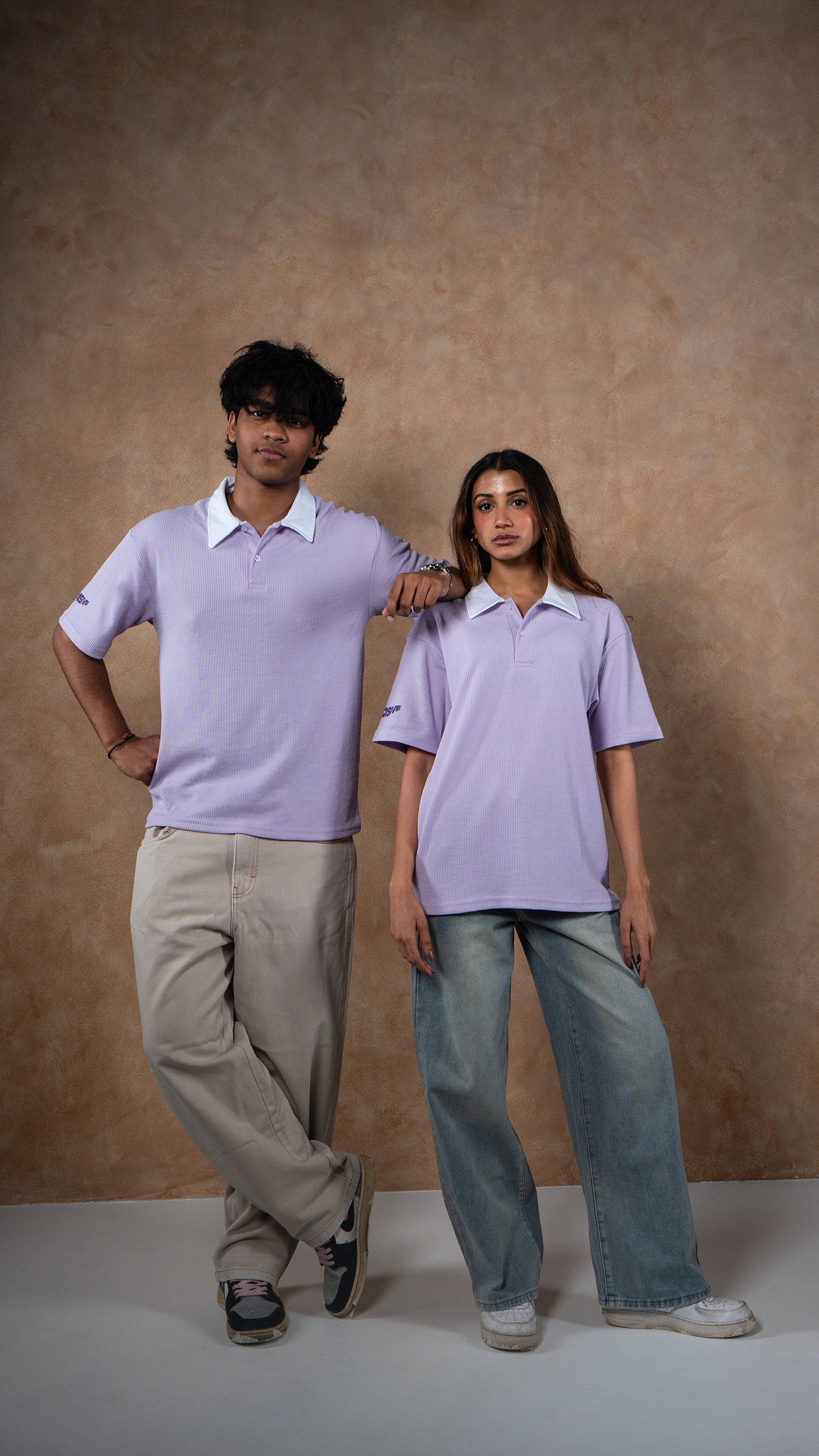 Waffle Collared Polo