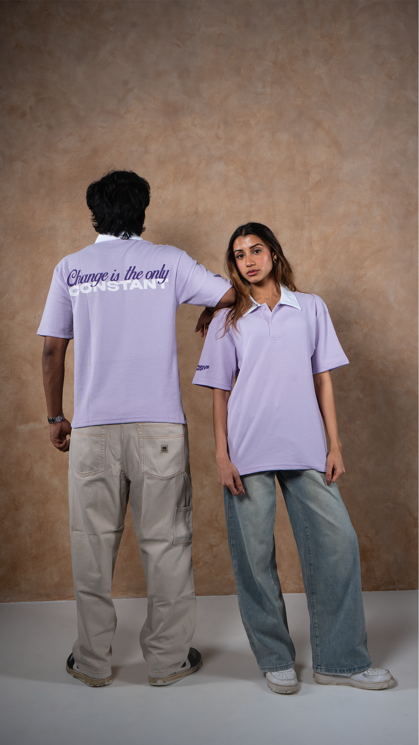 Waffle Collared Polo