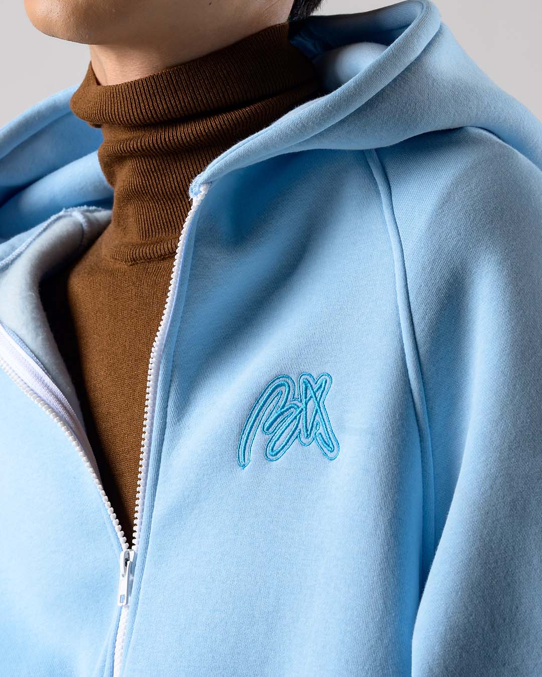 BLUE SOUR WASHED UNISEX HOODIE