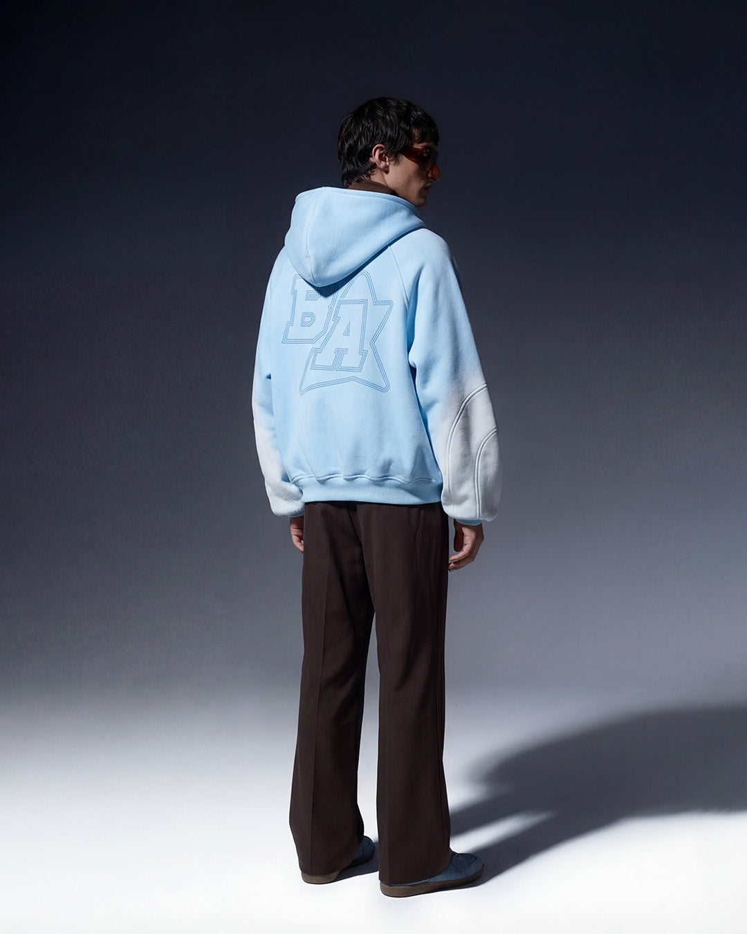 BLUE SOUR WASHED UNISEX HOODIE