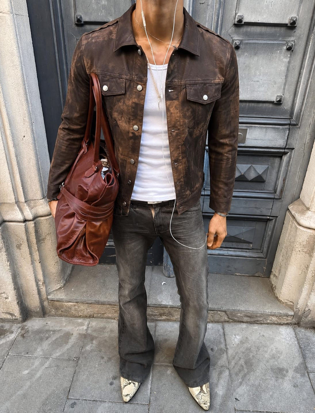 Cracal Leather Jacket