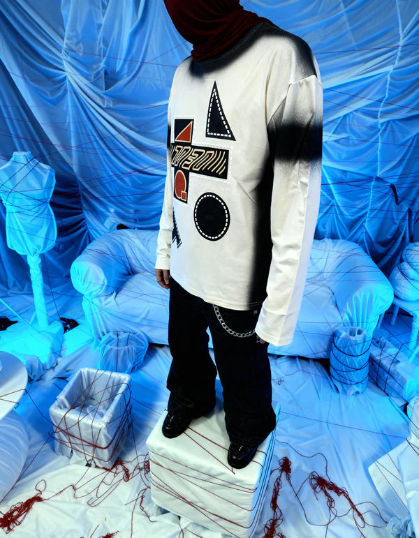 PUZZLED [BIKER FULL-SLEEVE T-SHIRT]