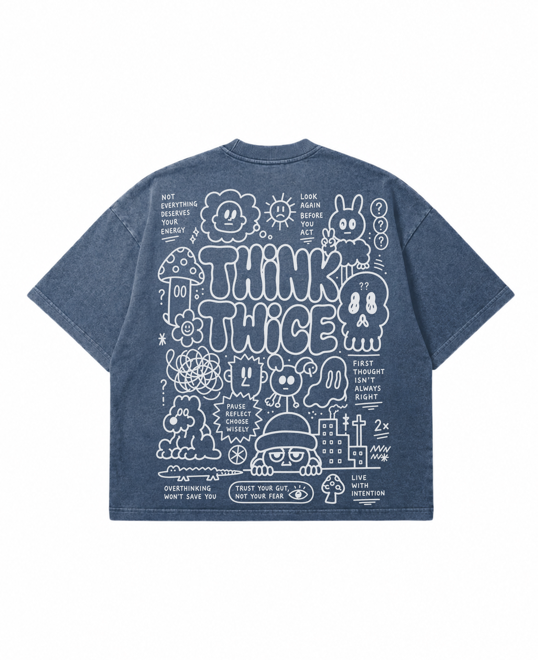 Clouded Thoughts - Boxy Fit Tee