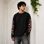 Black Sakura Waffle Tee