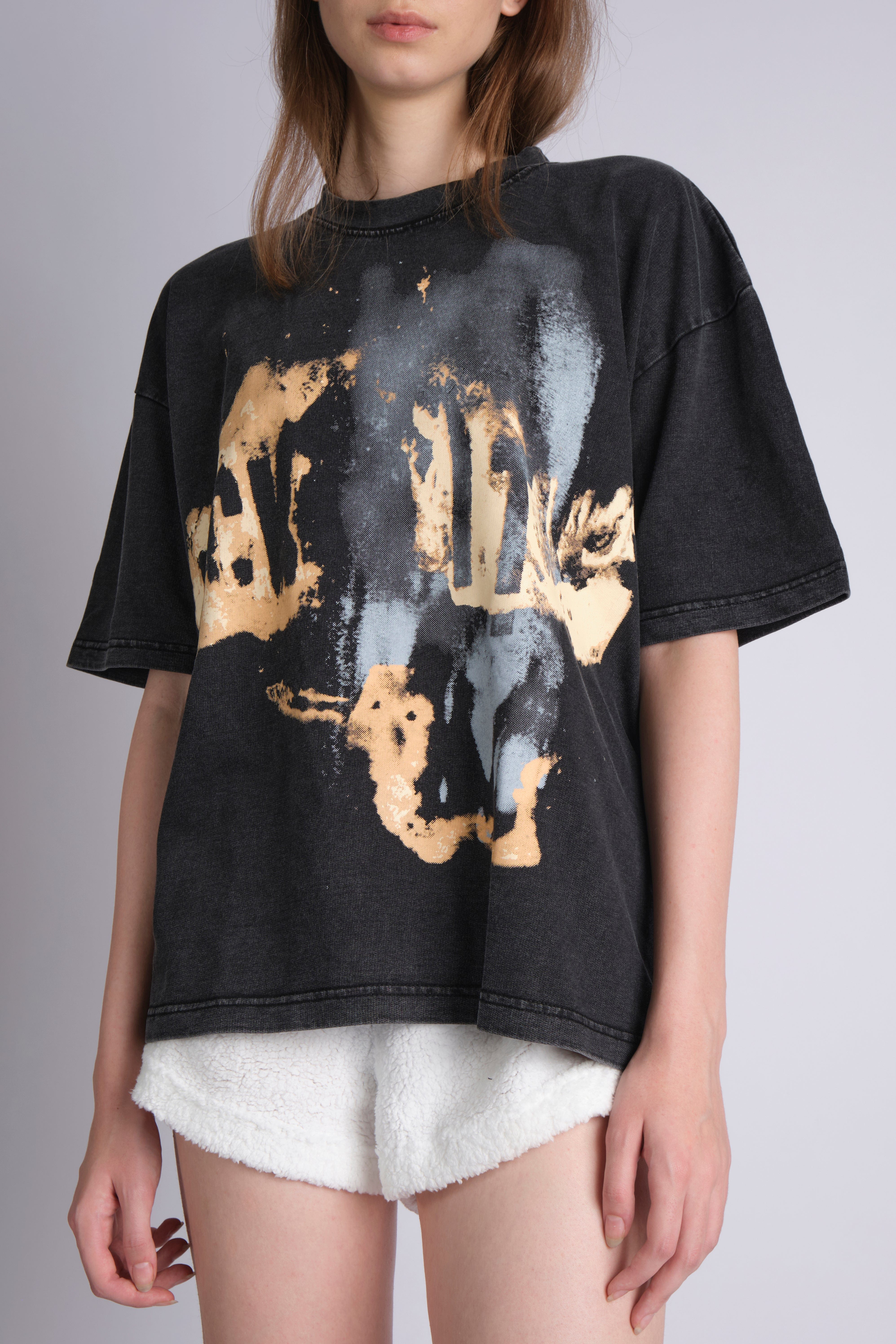 F*CK IT BURNT GRAPHIC PRINT T-SHIRT