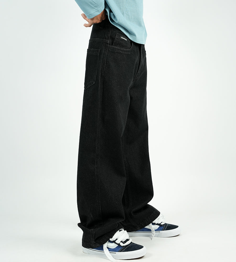 KOREDG DENIM JEANS - BLACK