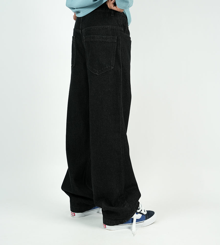 KOREDG DENIM JEANS - BLACK