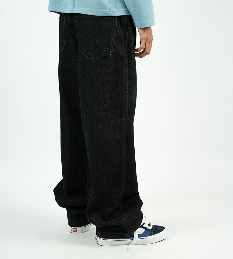 KOREDG DENIM JEANS - BLACK