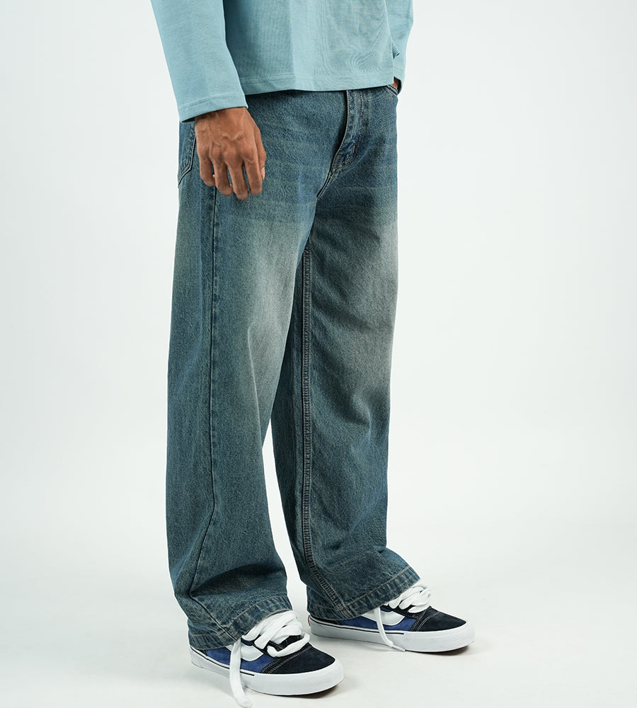 KOREDG DENIM JEANS - DARK BLUE