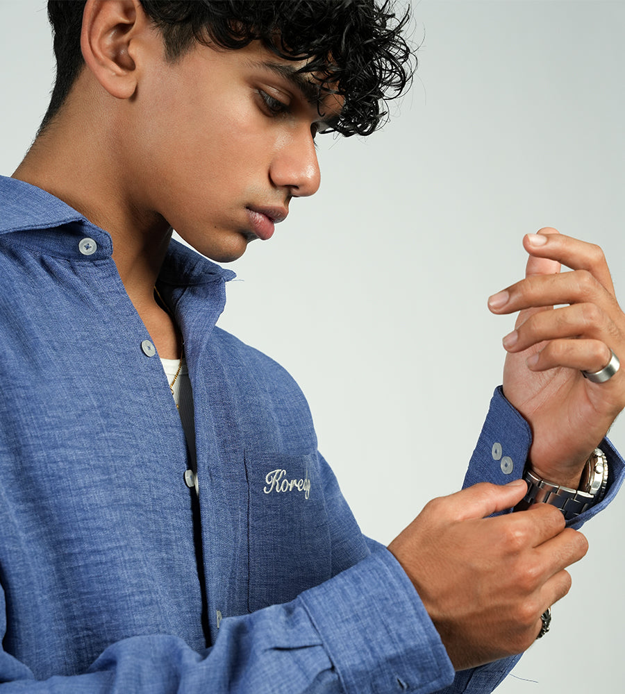KOREDG INDIGO SHIRT
