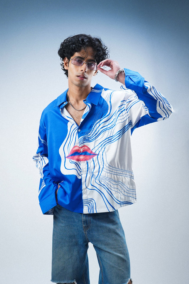Blue Lips Shirt