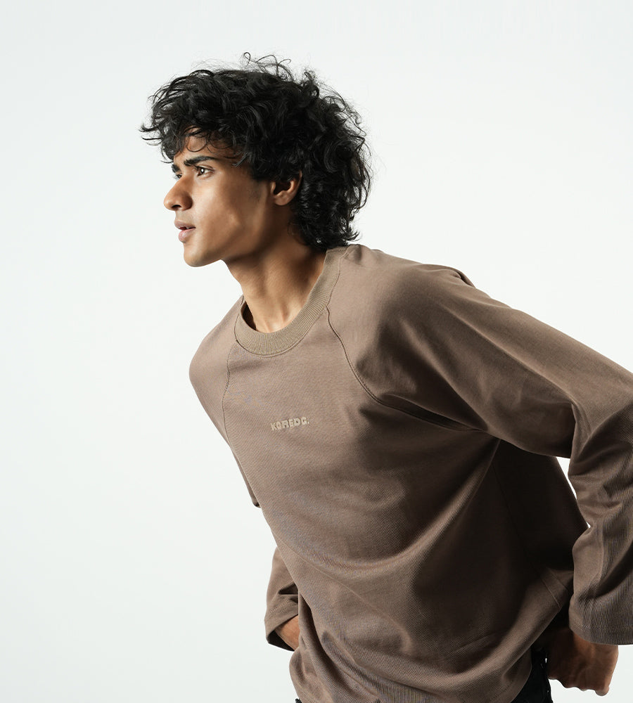 ⁠KOREDG MUTED BROWN FULL SLEEVE