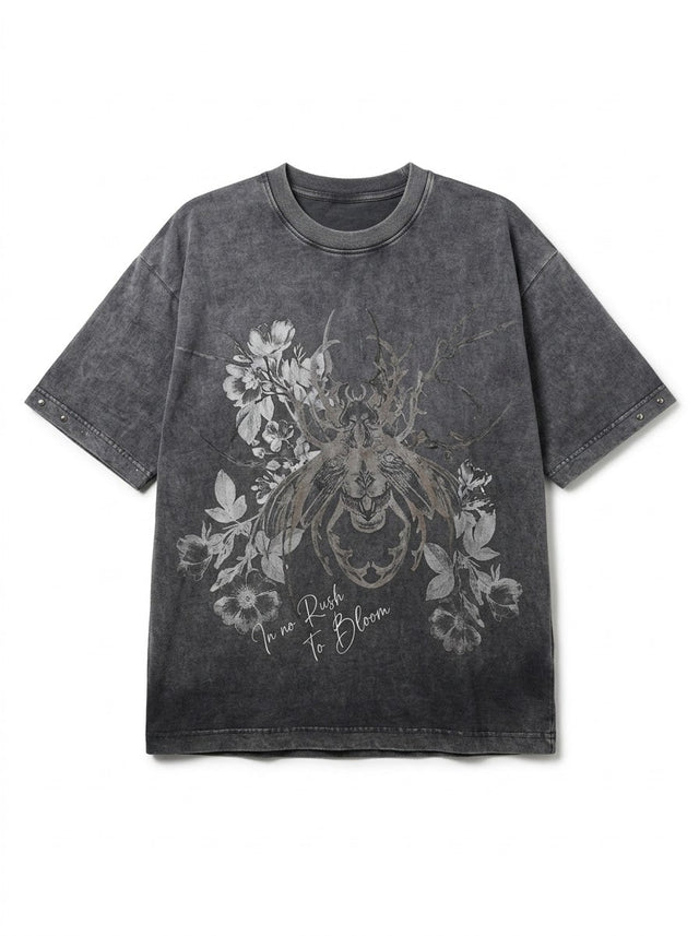 Dead Bloom Mineral Wash T shirt