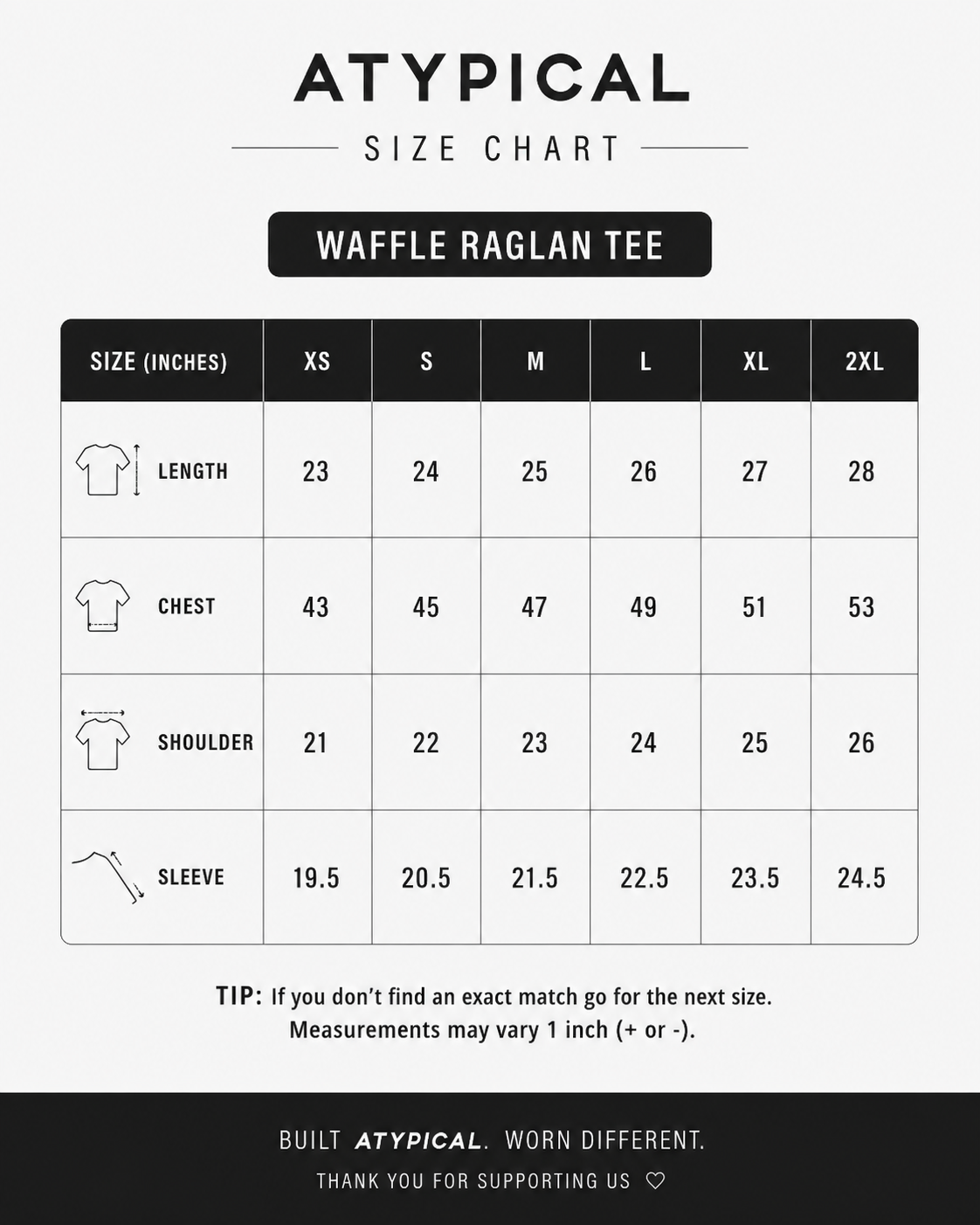 Raglan Waffle Sleeves Brown