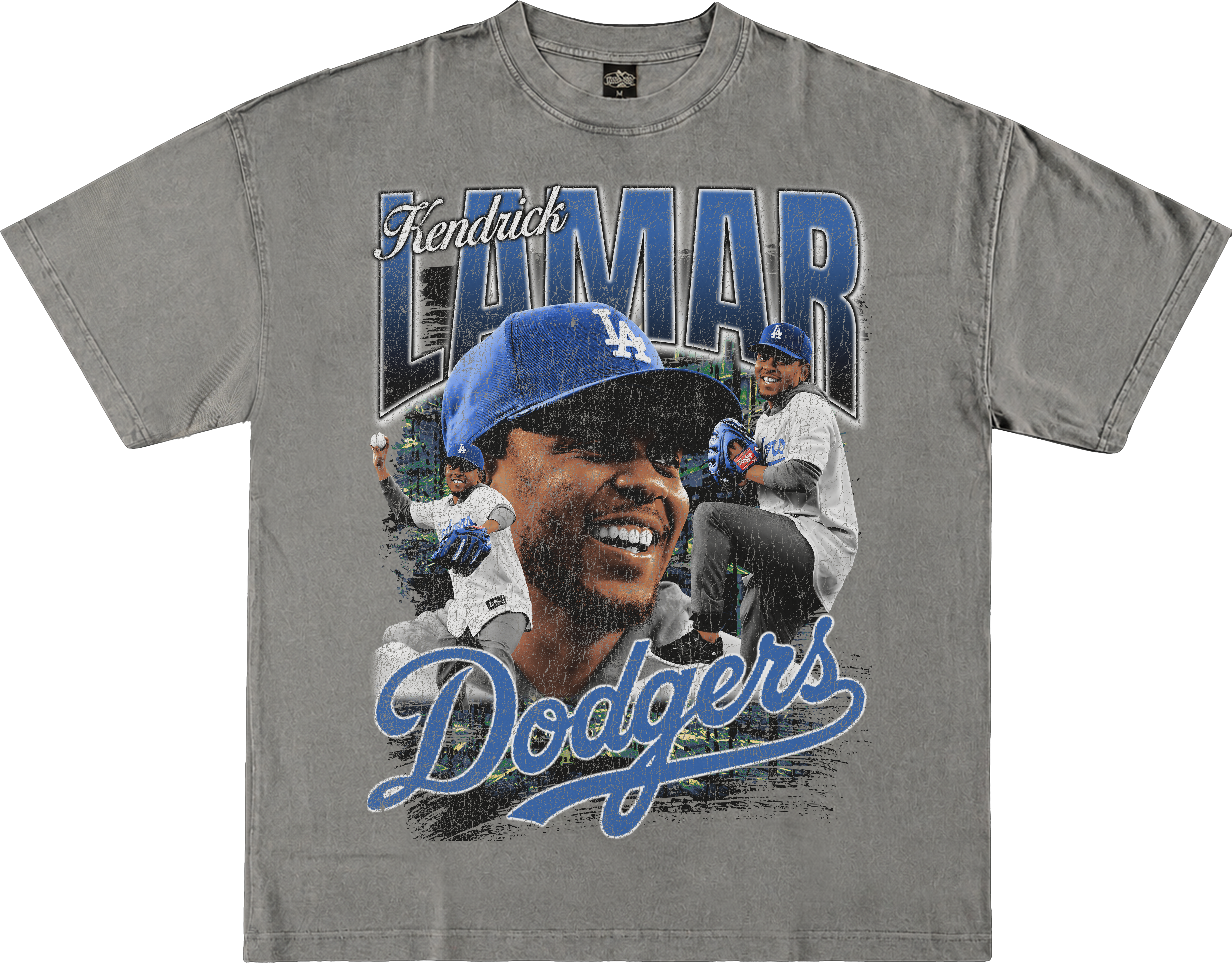 KENDRICK LAMAR DODGERS GRAPHIC T-SHIRT
