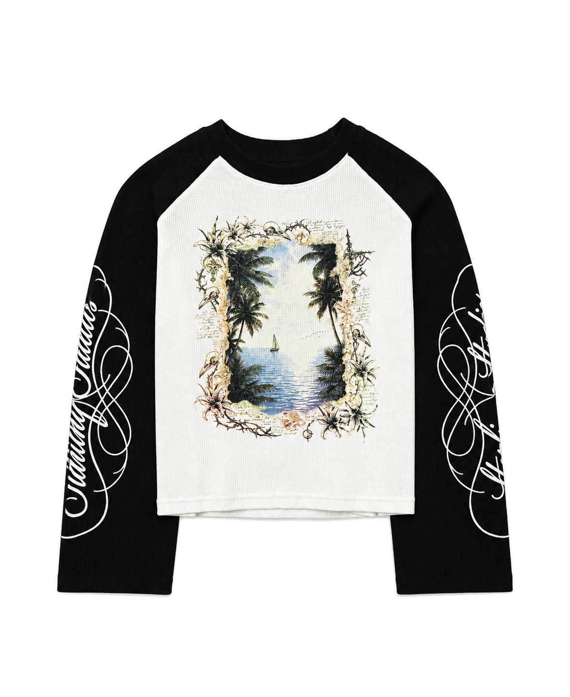 PARADISE RAGLAN WAFFLE