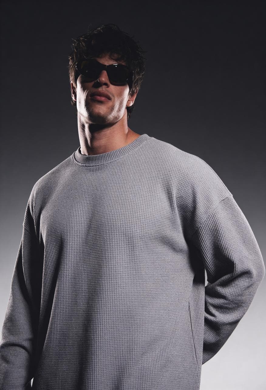ASHFALL GREY ESSENTIAL WAFFLE