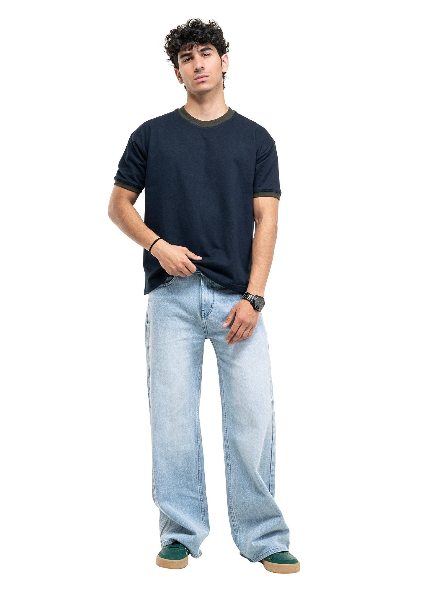 REGULAR RINGER CROPPED TEE I