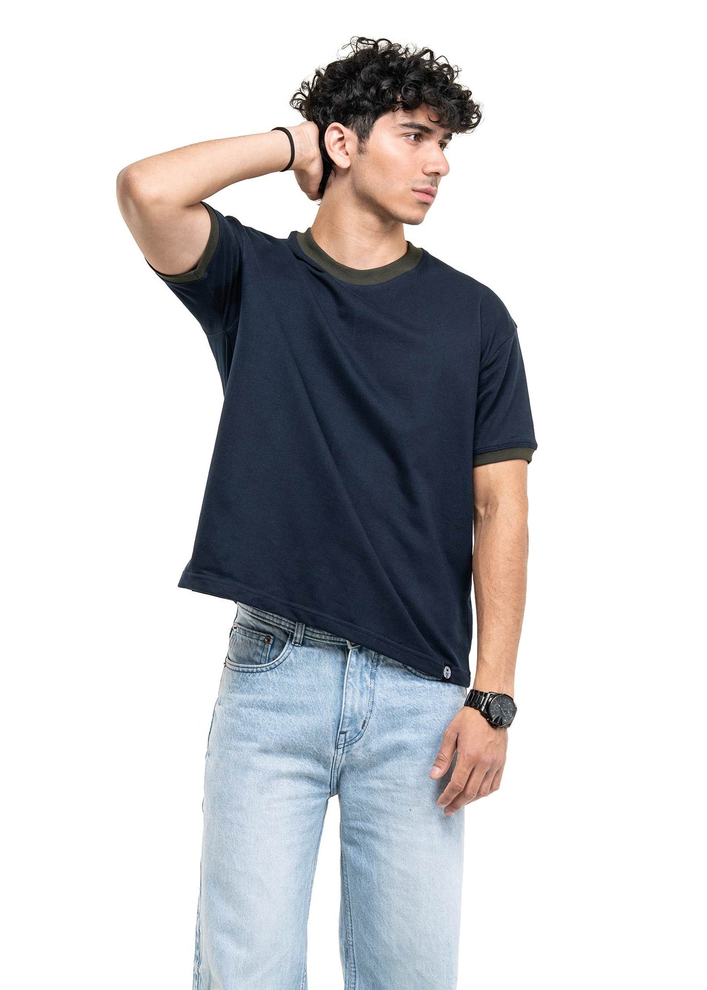REGULAR RINGER CROPPED TEE I